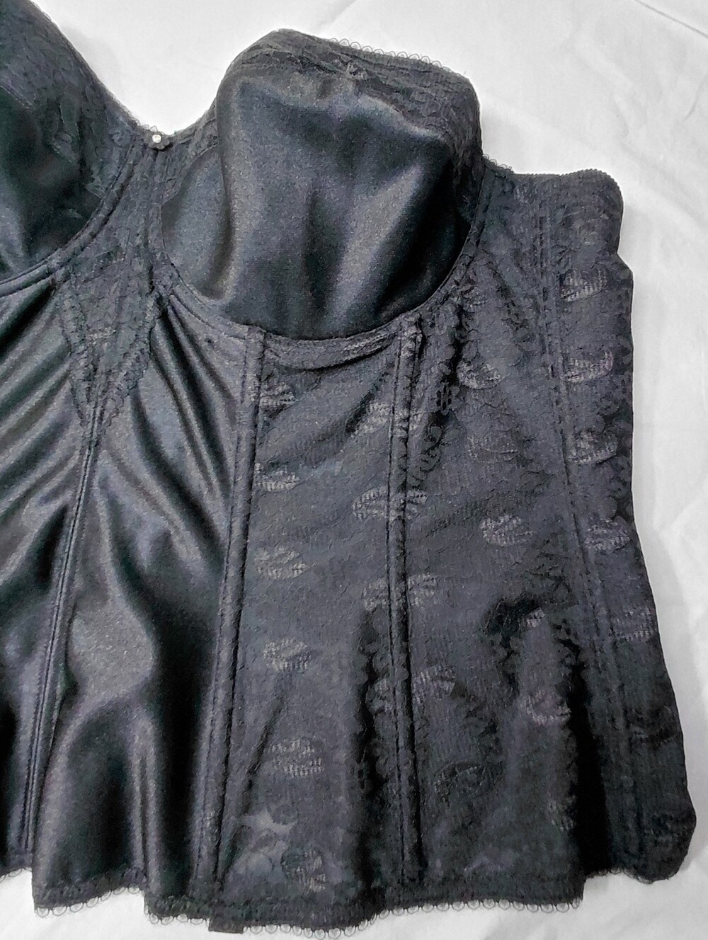 Dominique Black Strapless Longline Bustier - Picture 3 of 16